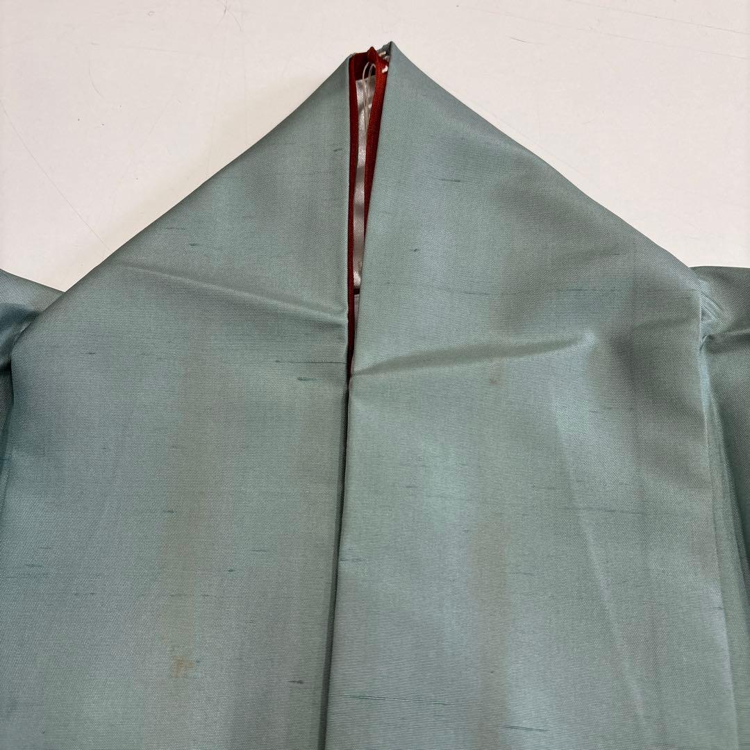 う*こ様 牛首紬 白山工房 付下げ 紋なし 正絹 広衿 袷 着物 AK-3544