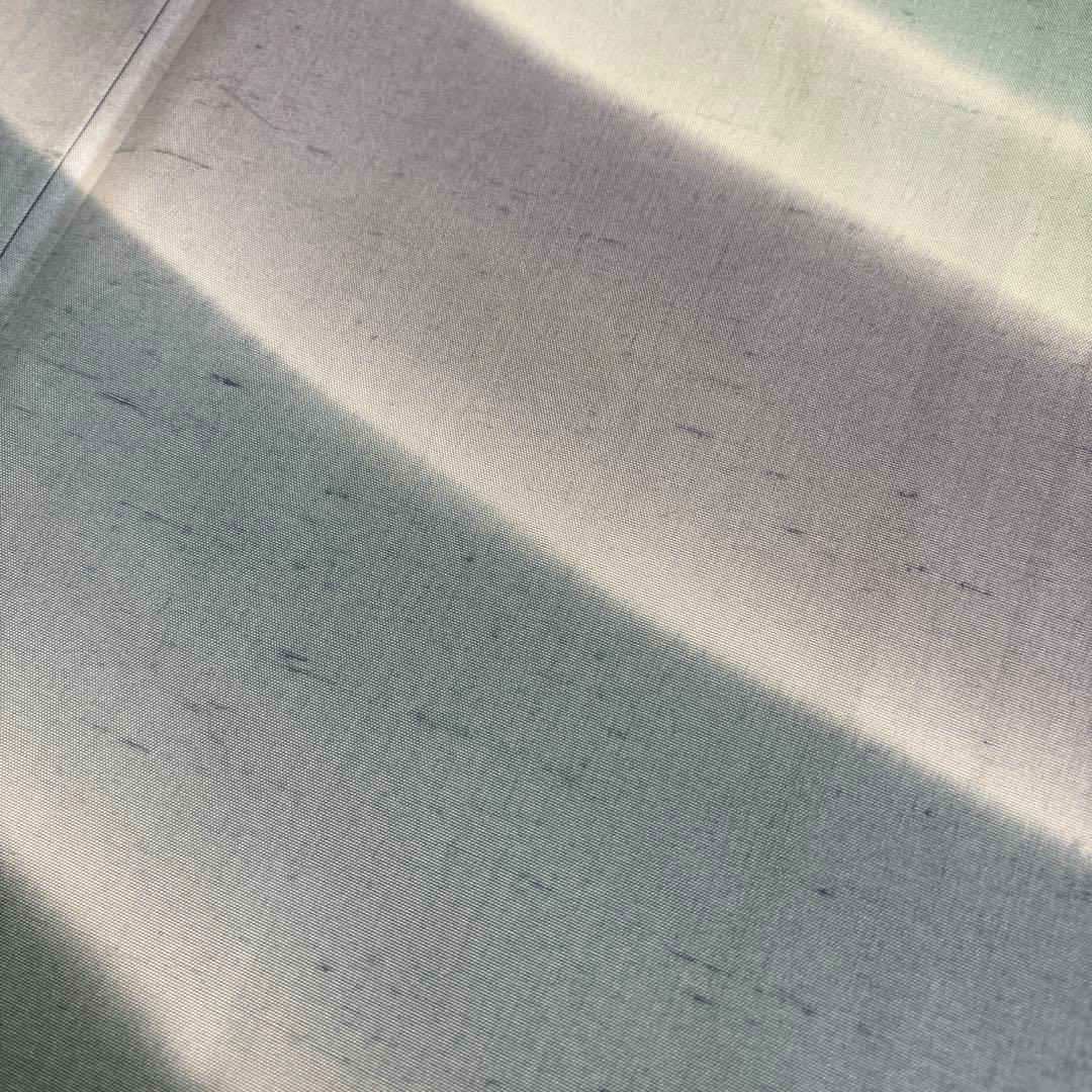 う*こ様 牛首紬 白山工房 付下げ 紋なし 正絹 広衿 袷 着物 AK-3544