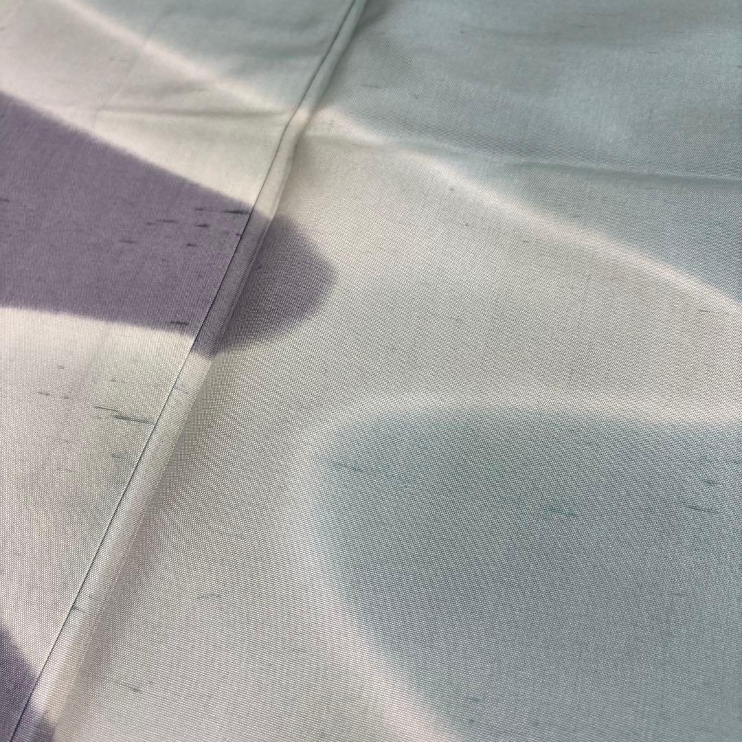 う*こ様 牛首紬 白山工房 付下げ 紋なし 正絹 広衿 袷 着物 AK-3544