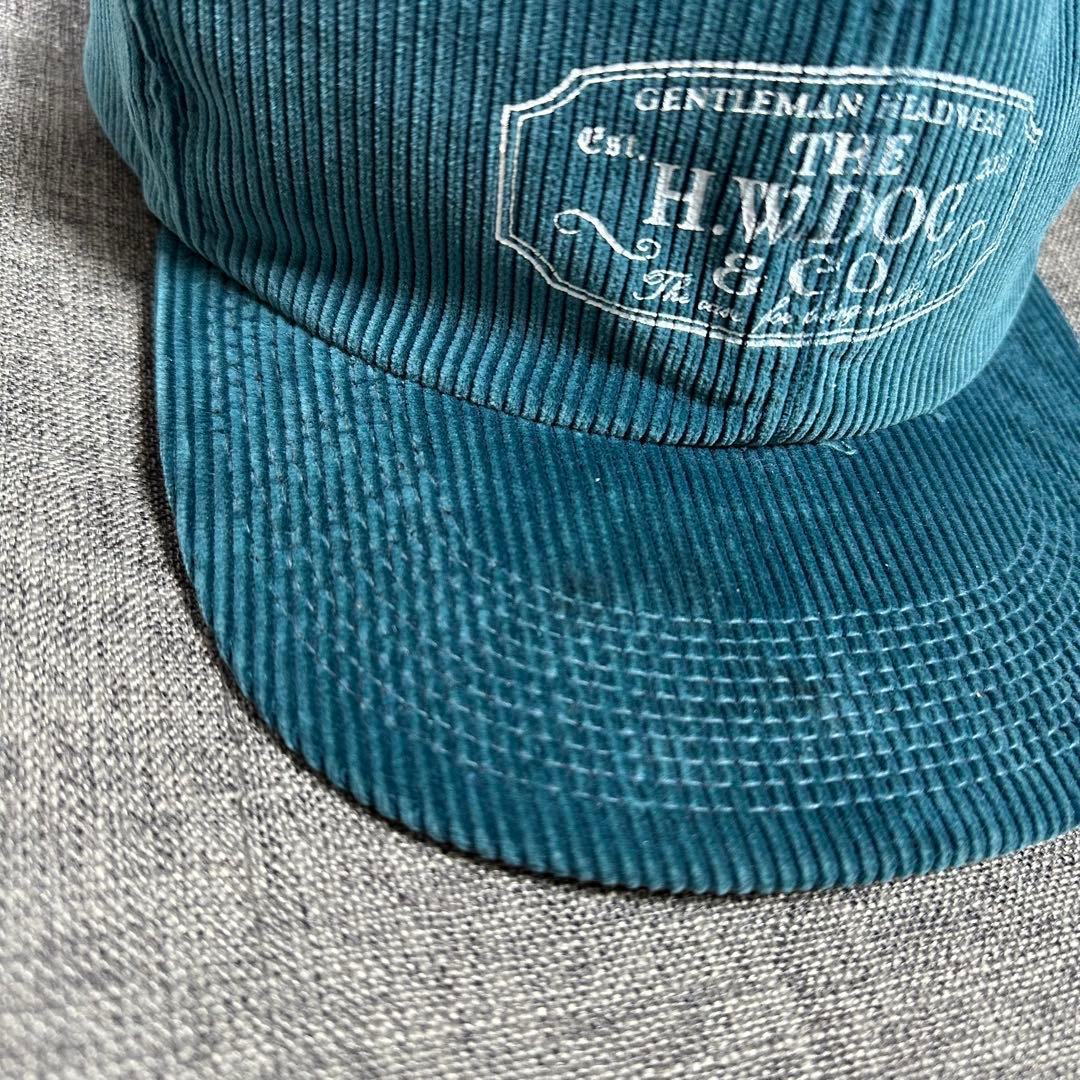 THE H.W.DOG & CO.コーデュロイトラッカーキャップ アメカジ