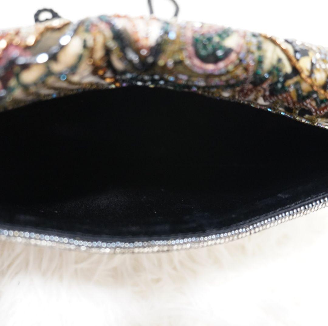 希少　LUMY　ルミーはしもと　ビーズバッグ　ショルダーバッグ　皇室御用達