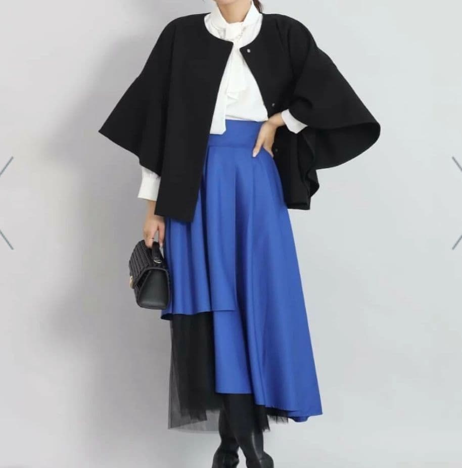 フェンネル FENNEL ラッフルスリーブ アウター コート フレアスリーブ