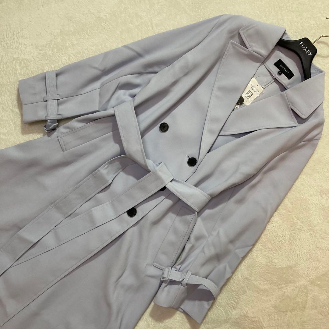 未使用　タグ付　untitled トレンチコート　洗える　48 大きいサイズ