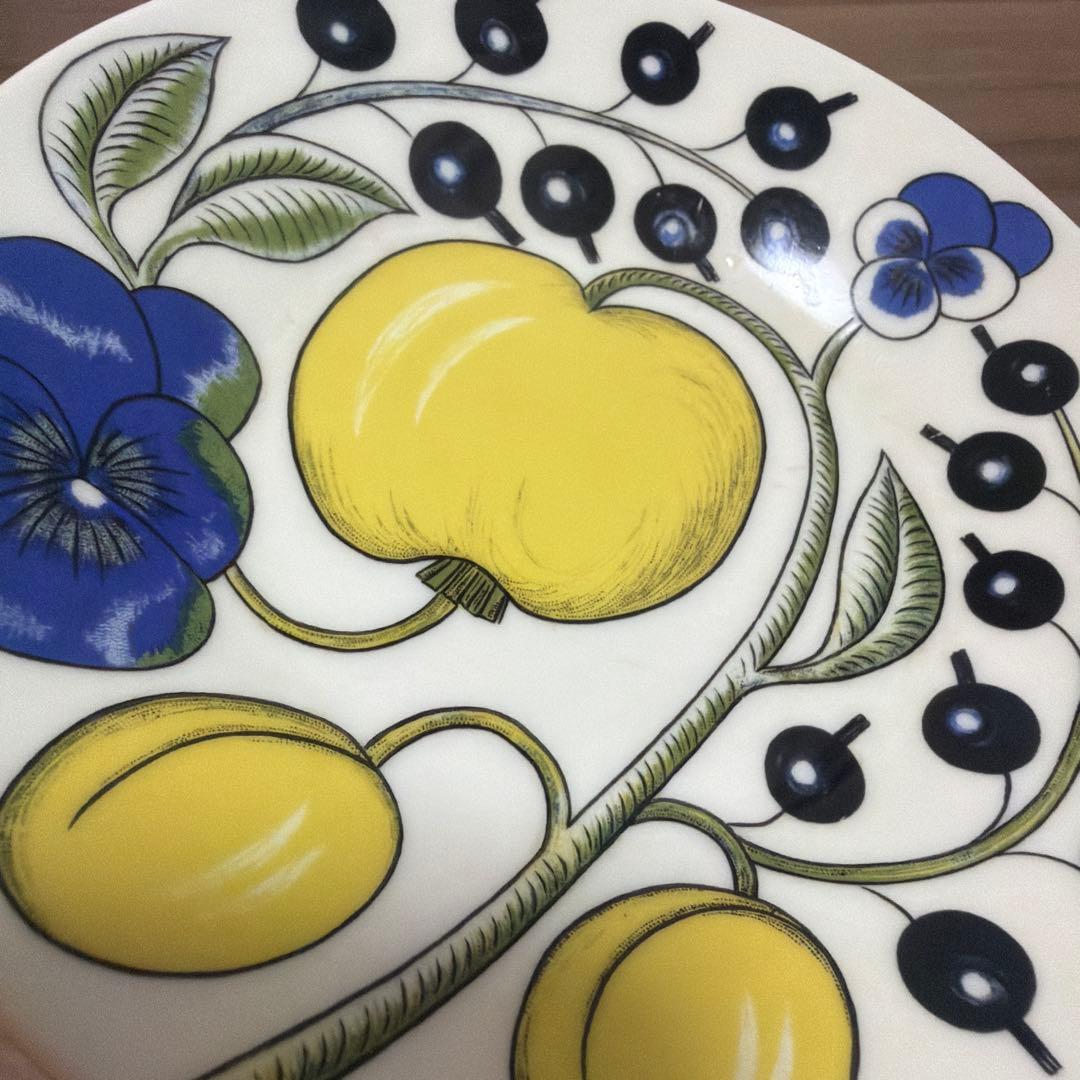 アラビア パラティッシ 16.5cm 旧ロゴ王冠 カラー 4枚セット