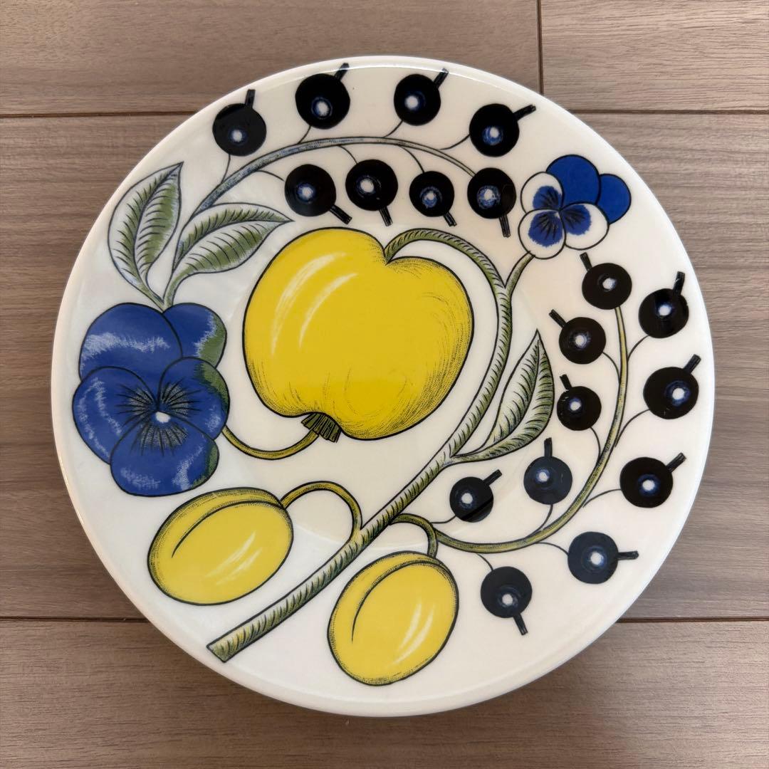 アラビア パラティッシ 16.5cm 旧ロゴ王冠 カラー 4枚セット