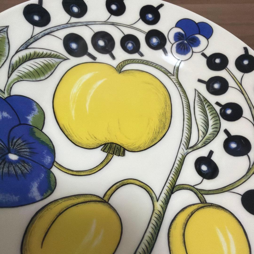 アラビア パラティッシ 16.5cm 旧ロゴ王冠 カラー 4枚セット