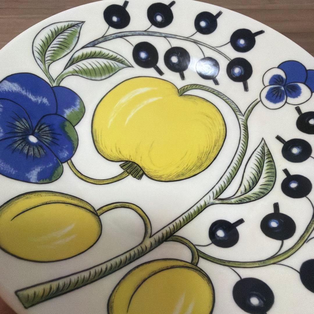 アラビア パラティッシ 16.5cm 旧ロゴ王冠 カラー 4枚セット