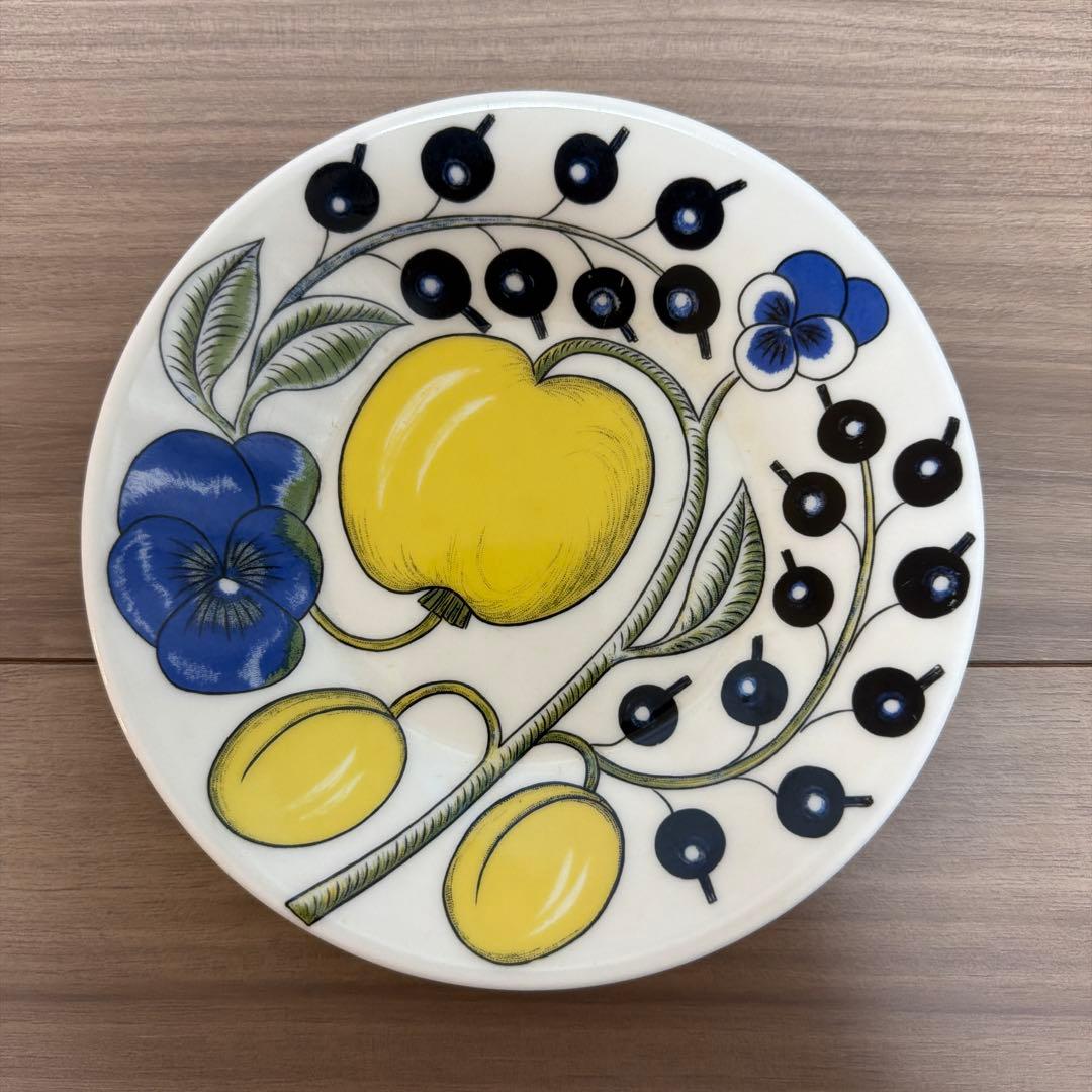 アラビア パラティッシ 16.5cm 旧ロゴ王冠 カラー 4枚セット