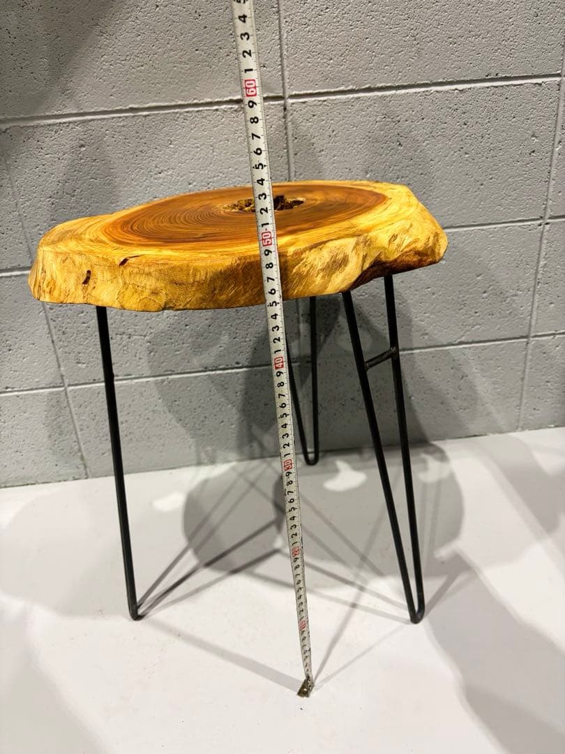 欅材サイドテーブル　ナイトテーブル　コーヒーテーブル　ミニテーブル