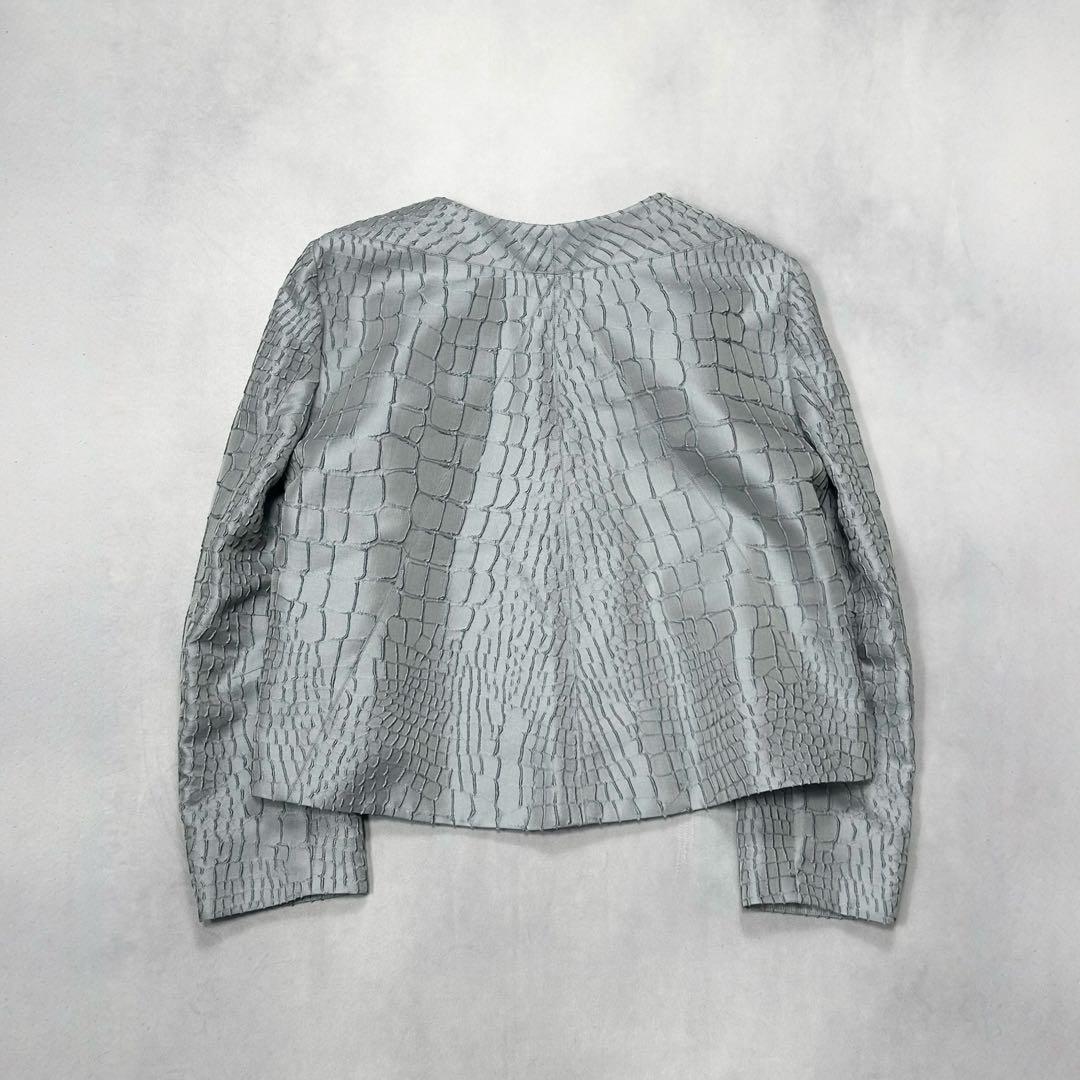 ジャケット・アウター GIORGIO ARMANI - silk mix crocodile jk