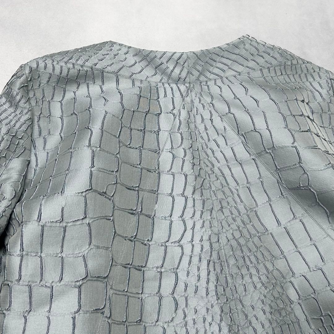 ジャケット・アウター GIORGIO ARMANI - silk mix crocodile jk