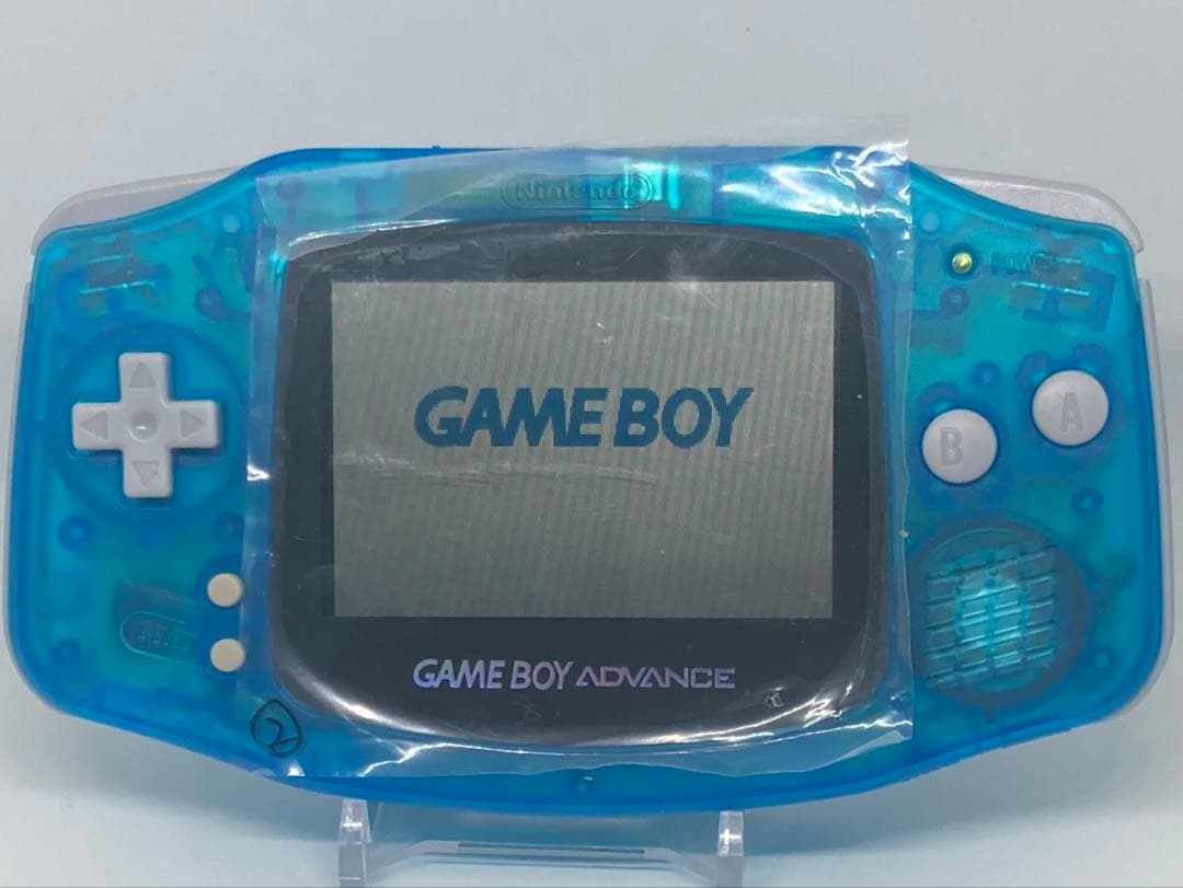 ゲームボーイアドバンス　クリアブルー＆単三電池型バッテリー