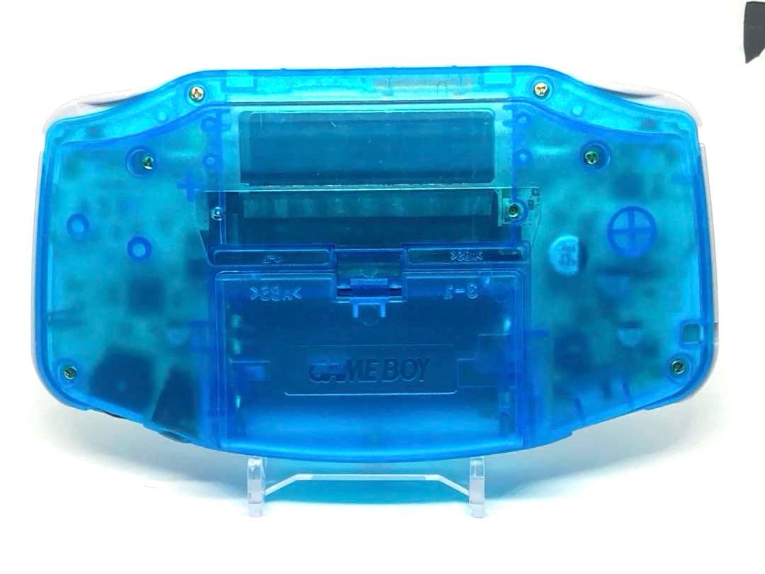 ゲームボーイアドバンス　クリアブルー＆単三電池型バッテリー