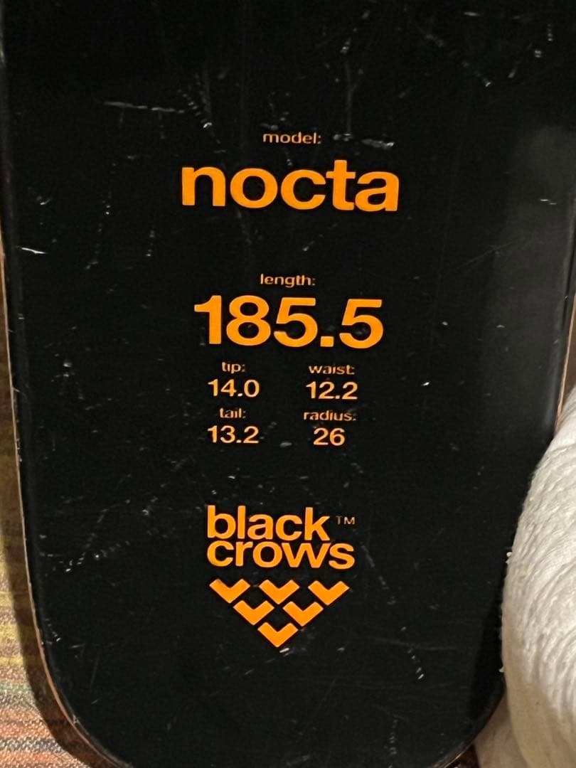 スキー BLACK CROWS NOCTA 185 x ST rotation12