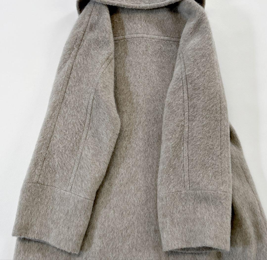 【23AW/美品】6.1万デミルクスビームス シャギーショールカラーコート