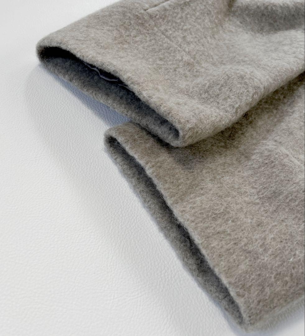 【23AW/美品】6.1万デミルクスビームス シャギーショールカラーコート