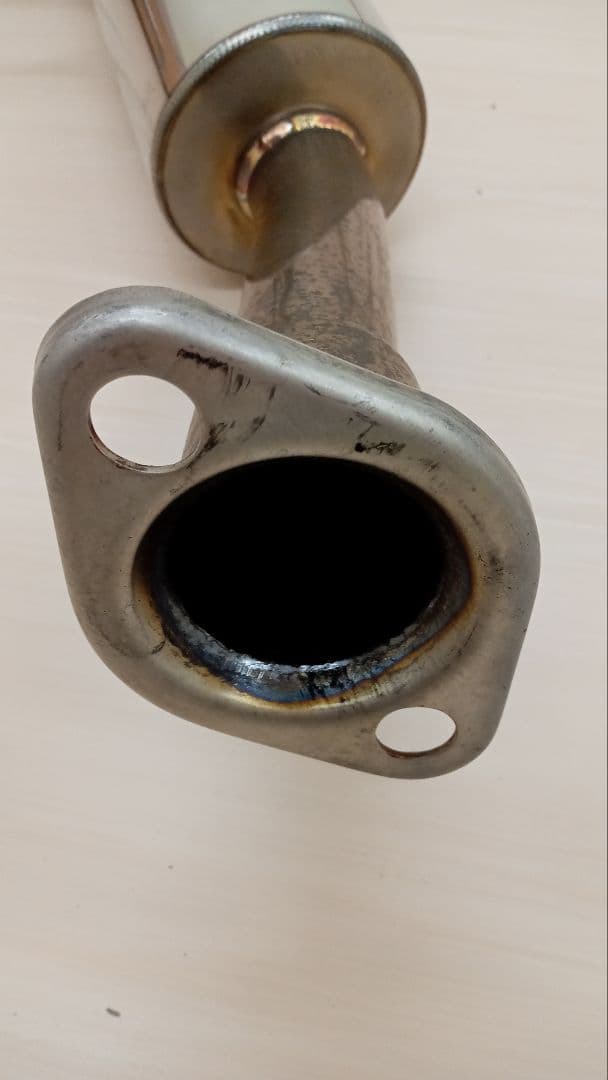 JB23☆6型ステンレス製消音器付きフロントパイプ４５パイ