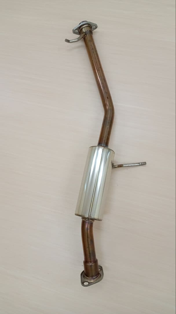 JB23☆6型ステンレス製消音器付きフロントパイプ４５パイ