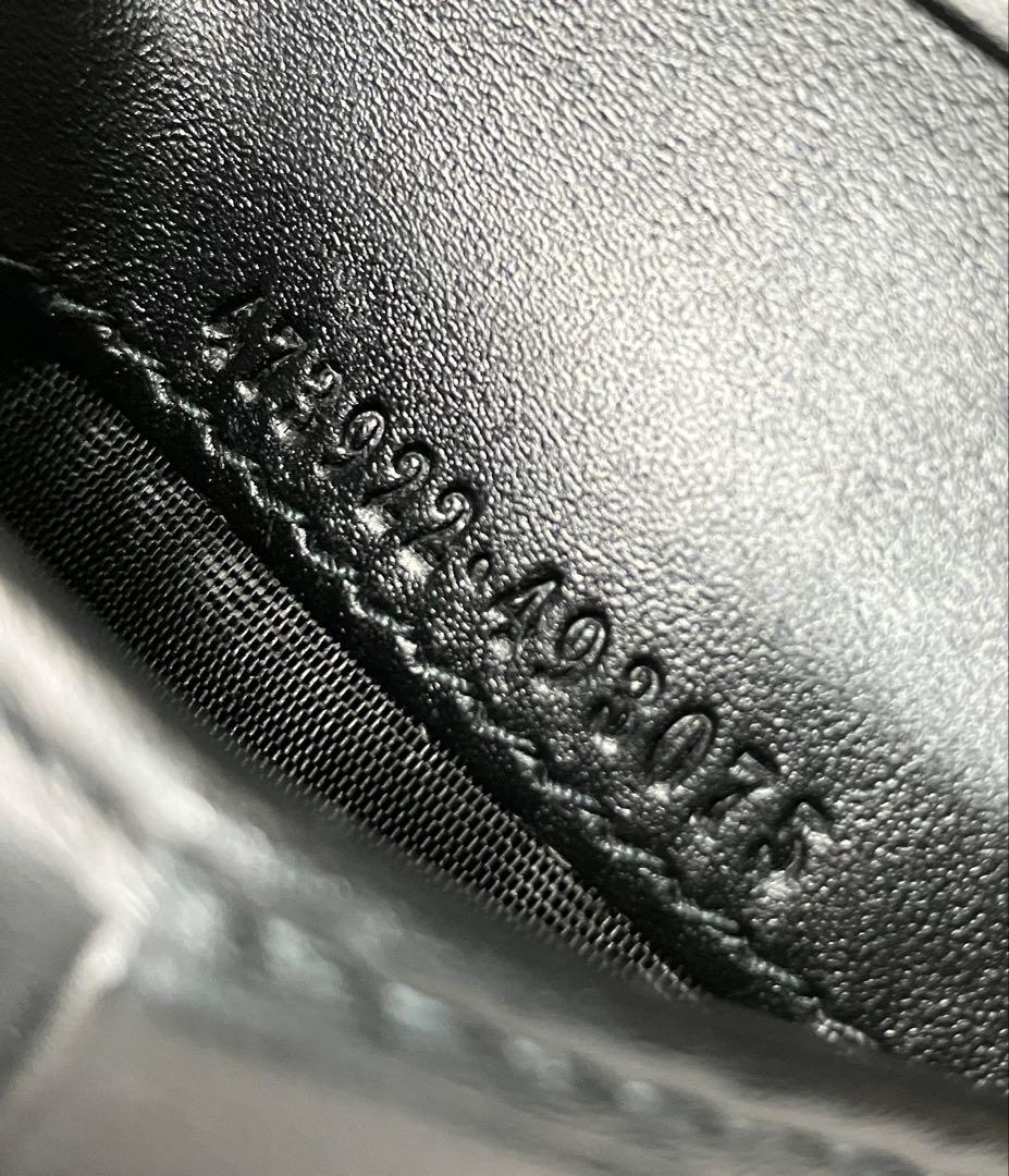 ⭐️ 極美品 グッチ シマ GG シグネチャー 二つ折り財布 ブラック 鑑定済