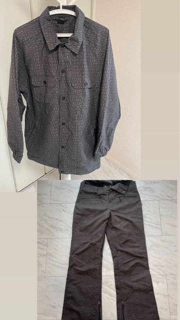 mahfsupply マーフ　スノーウェアセットアップ 上L下XL