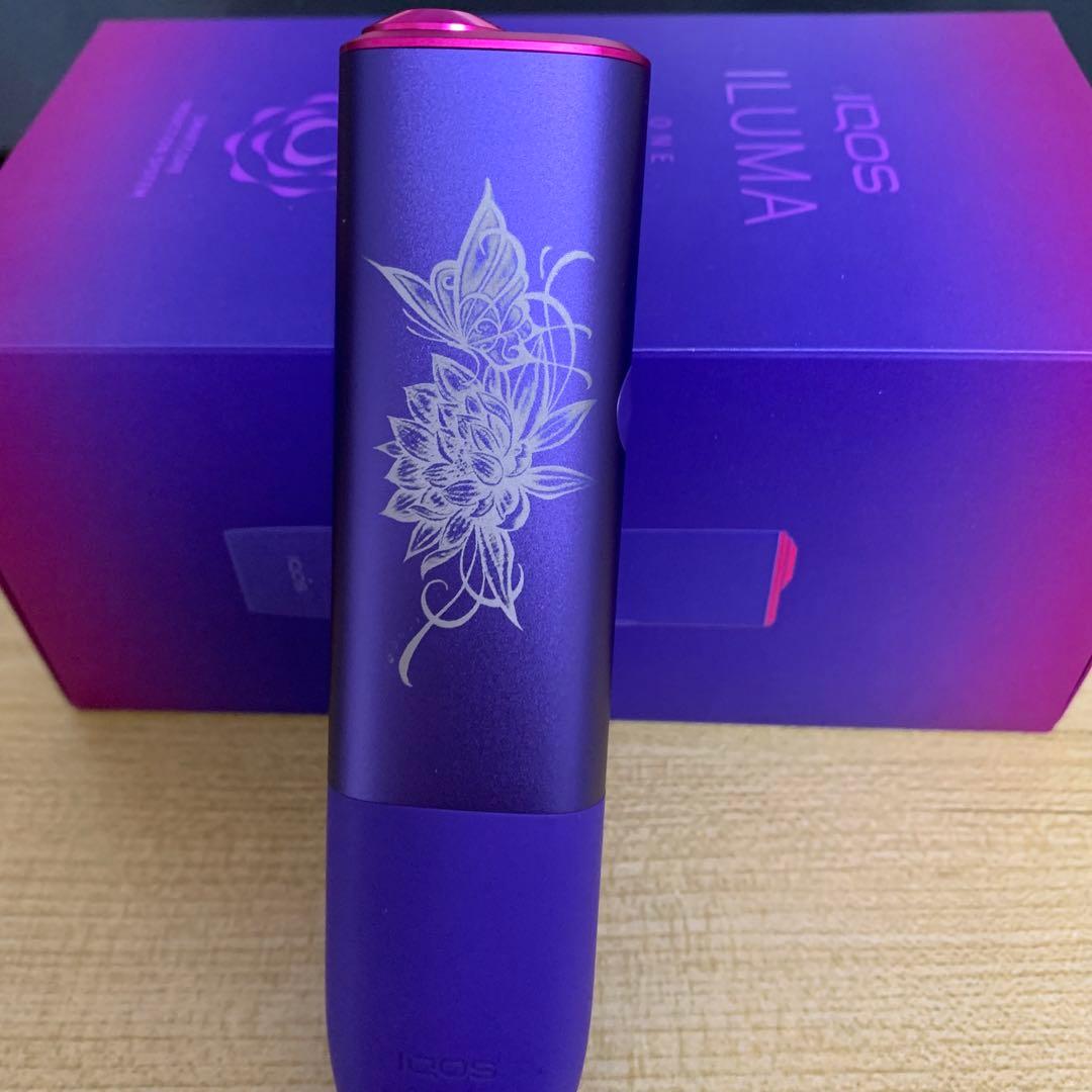 iQOS ILUMA ONE アイコス イルマワン レーザー加工＊ネオン限定蝶々