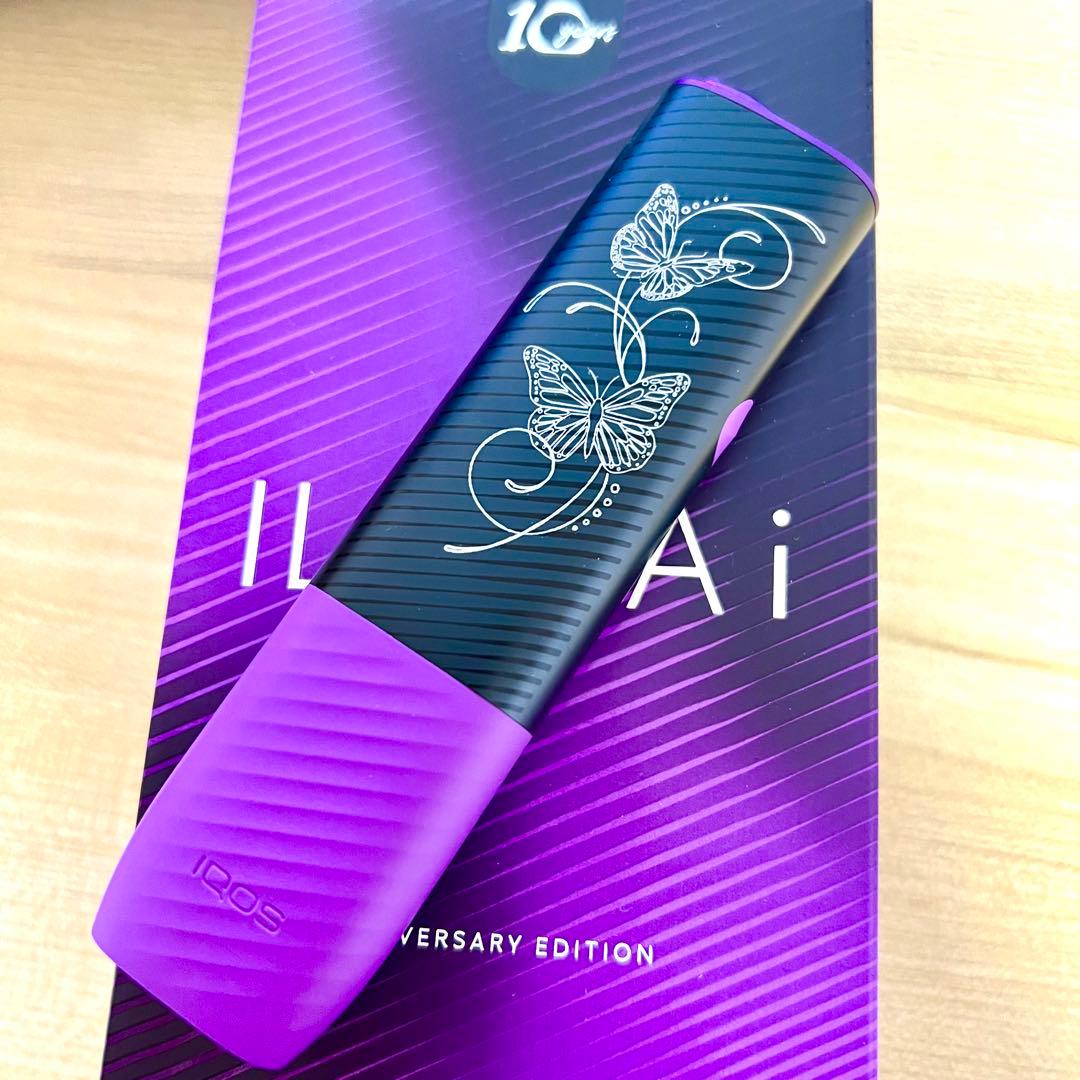 iQOS ILUMA ONE アイコス イルマワン レーザー加工＊ネオン限定蝶々