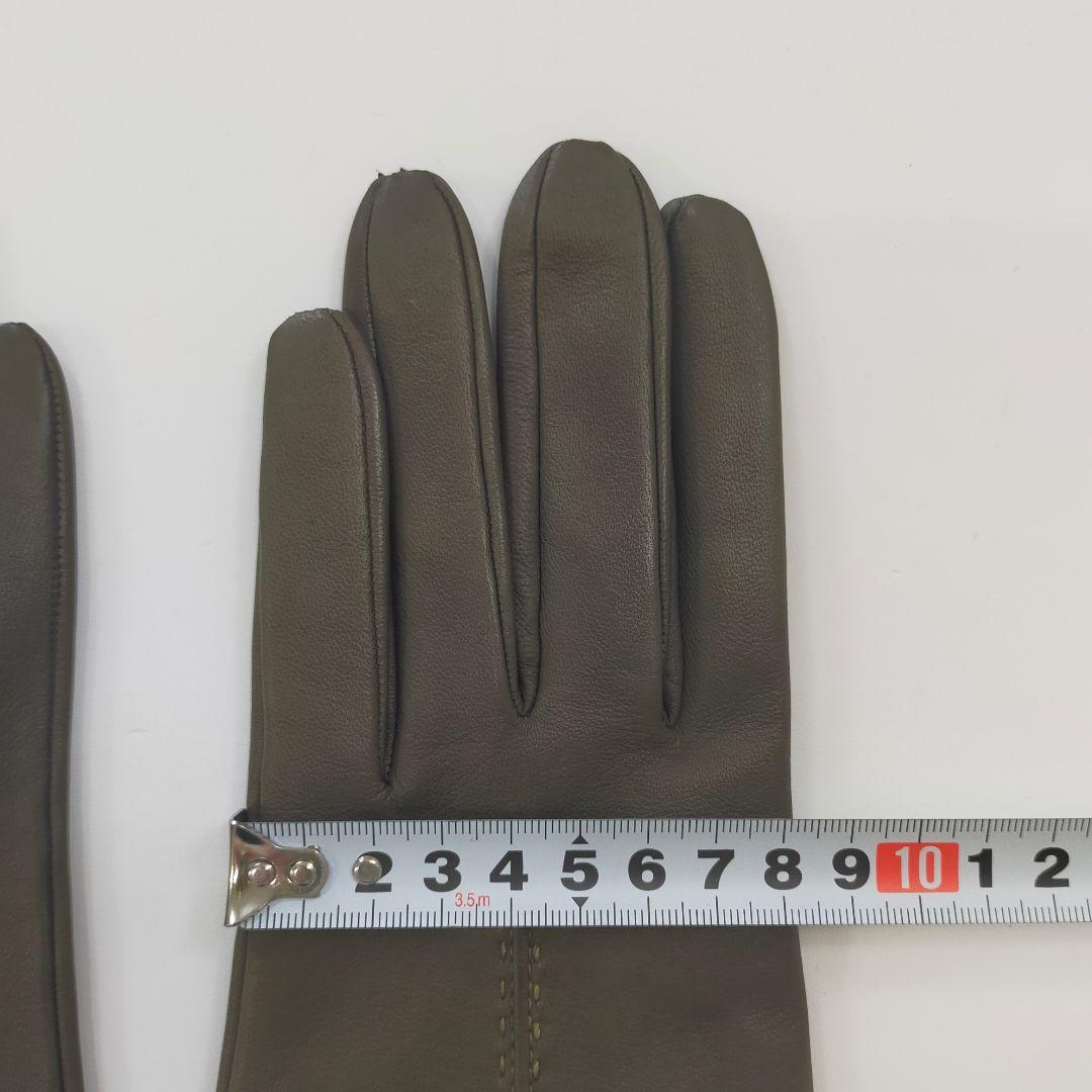 【未使用品】GUCCI レザー手袋 ブラウン　ホースビット　ゴールド金具