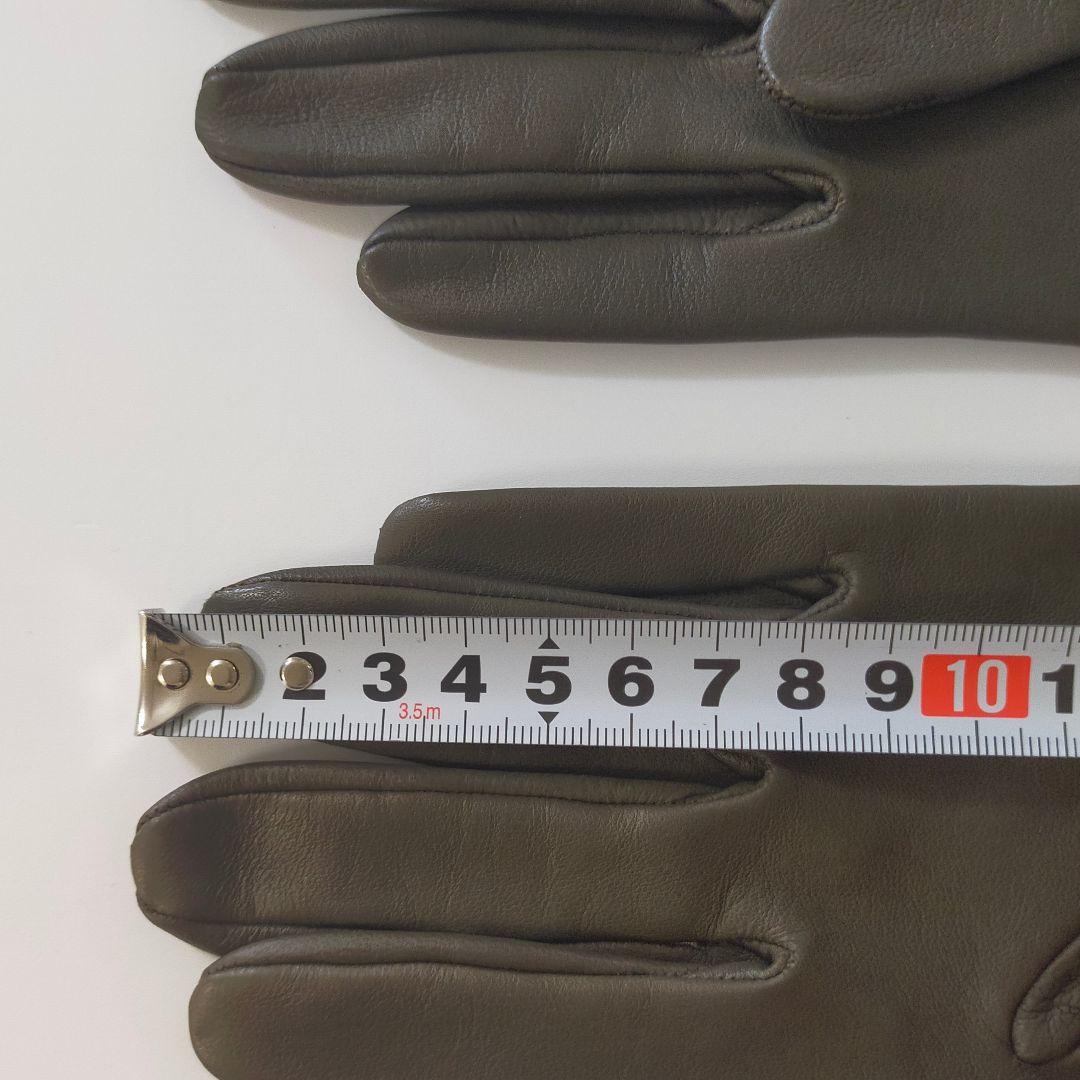 【未使用品】GUCCI レザー手袋 ブラウン　ホースビット　ゴールド金具