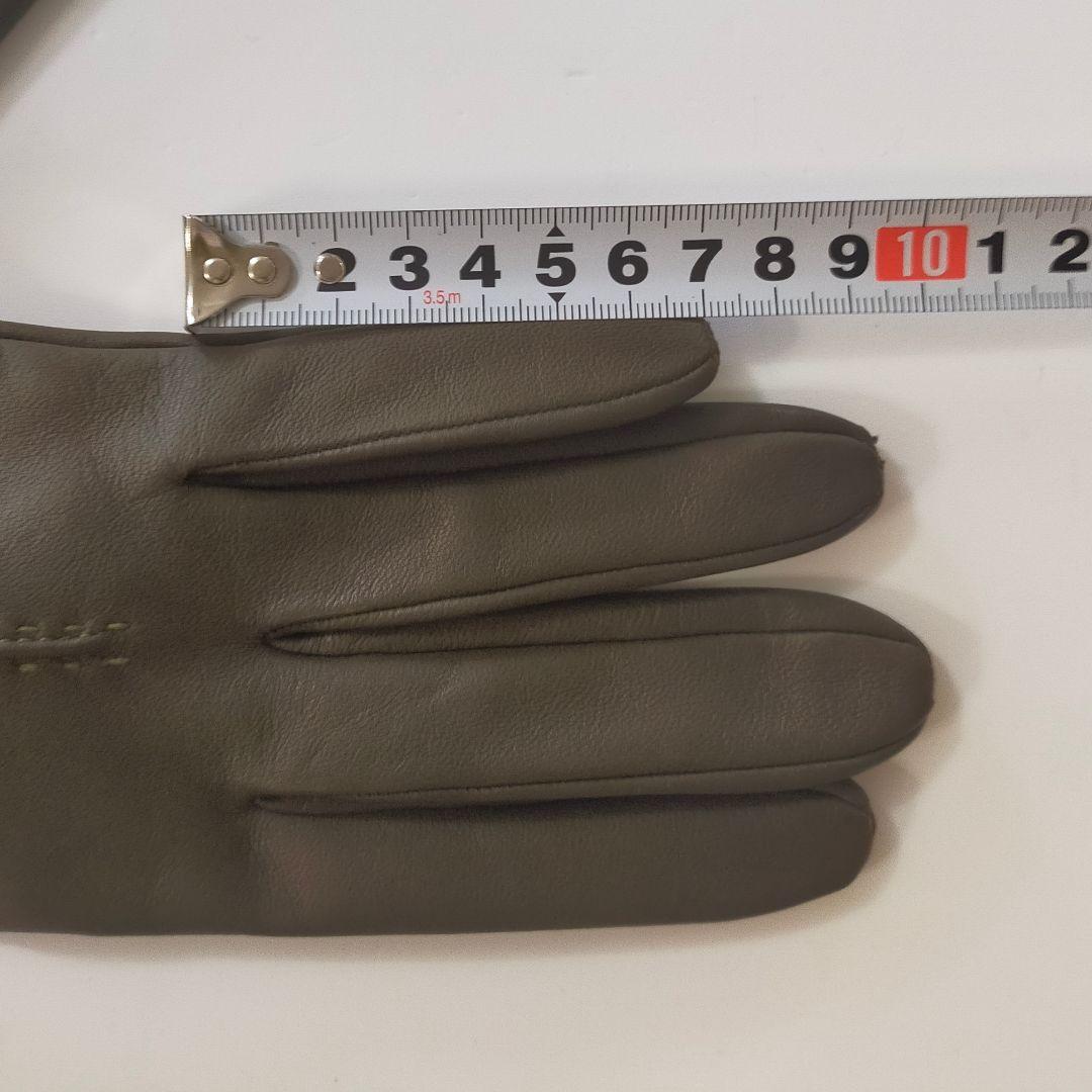 【未使用品】GUCCI レザー手袋 ブラウン　ホースビット　ゴールド金具