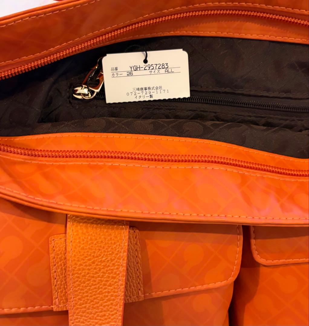 【新品未使用品】GHERARDINI ゲラルディーニ トートバッグ オレンジ