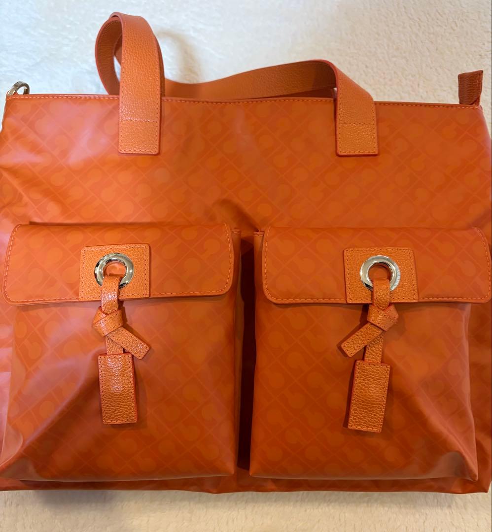 【新品未使用品】GHERARDINI ゲラルディーニ トートバッグ オレンジ