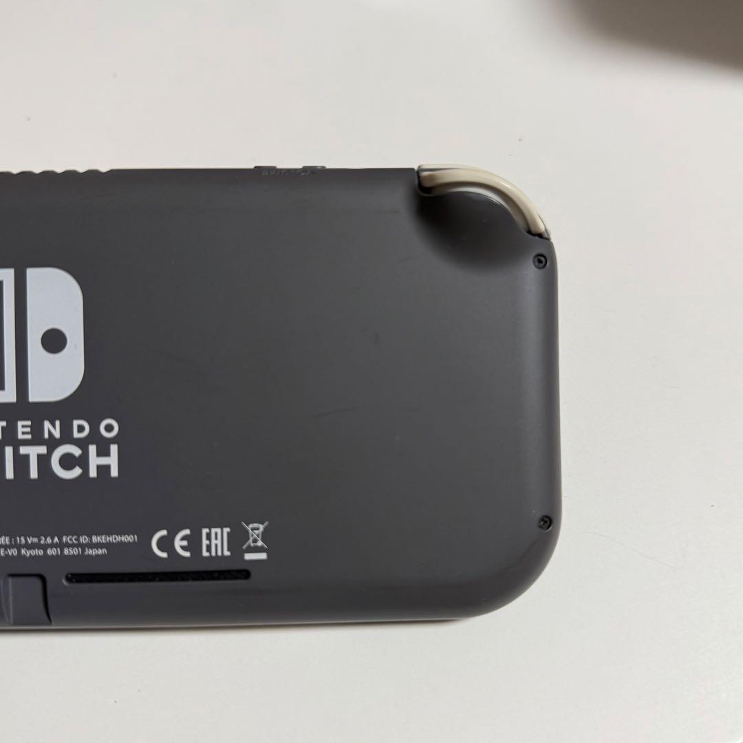 【ジャンク品】Nintendo Switch Lite グレー 本体 充電器付き