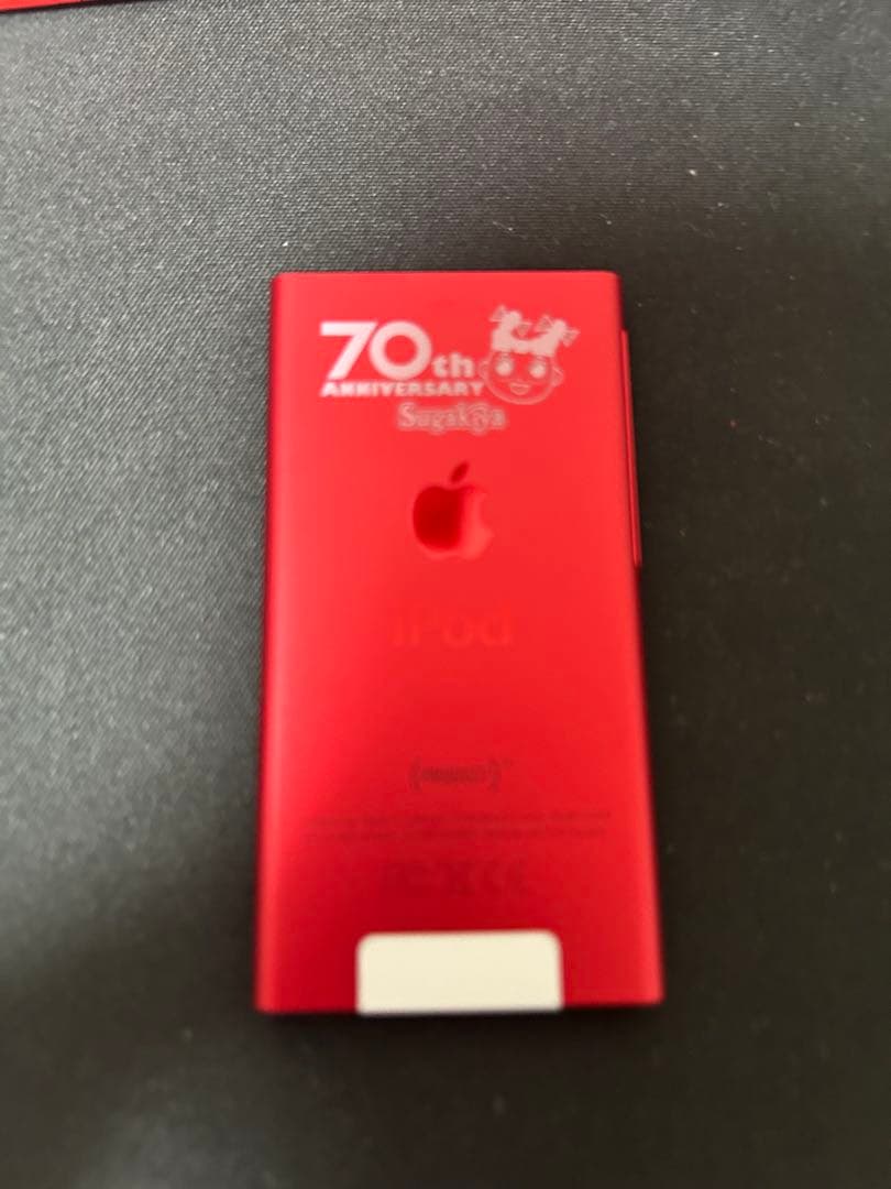 【スガキヤ70周年刻印入り】 iPod nano 第7世代 16GB RED