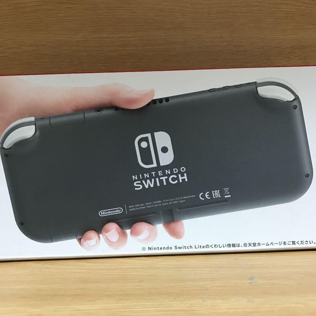 Nintendo Switch Liteグレー 付属品3つあり