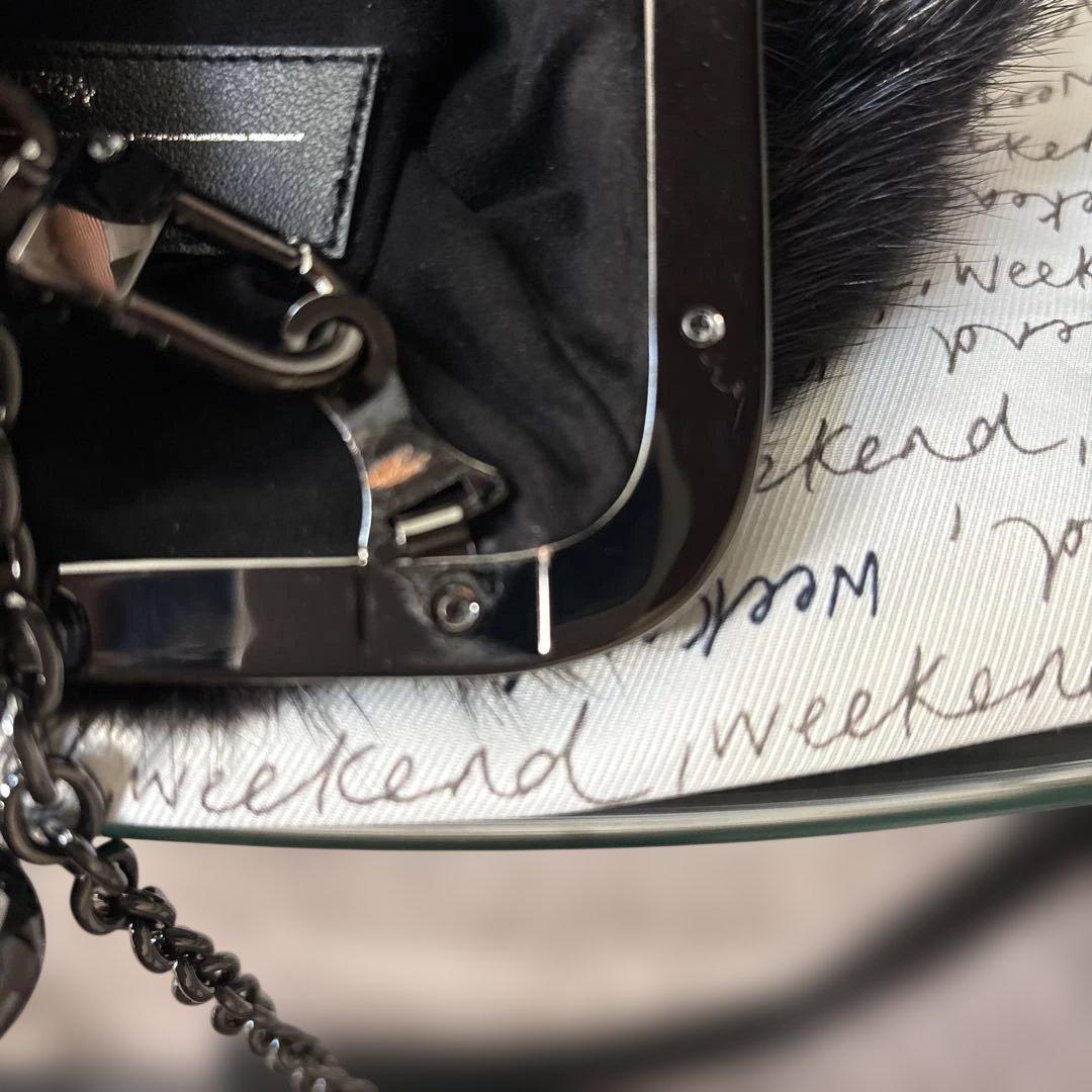 希少‼️WEEKENDウィークエンドマックスマーラ☆パスチーノ 黒 ミンクファー