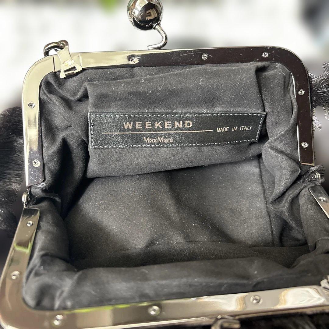 希少‼️WEEKENDウィークエンドマックスマーラ☆パスチーノ 黒 ミンクファー
