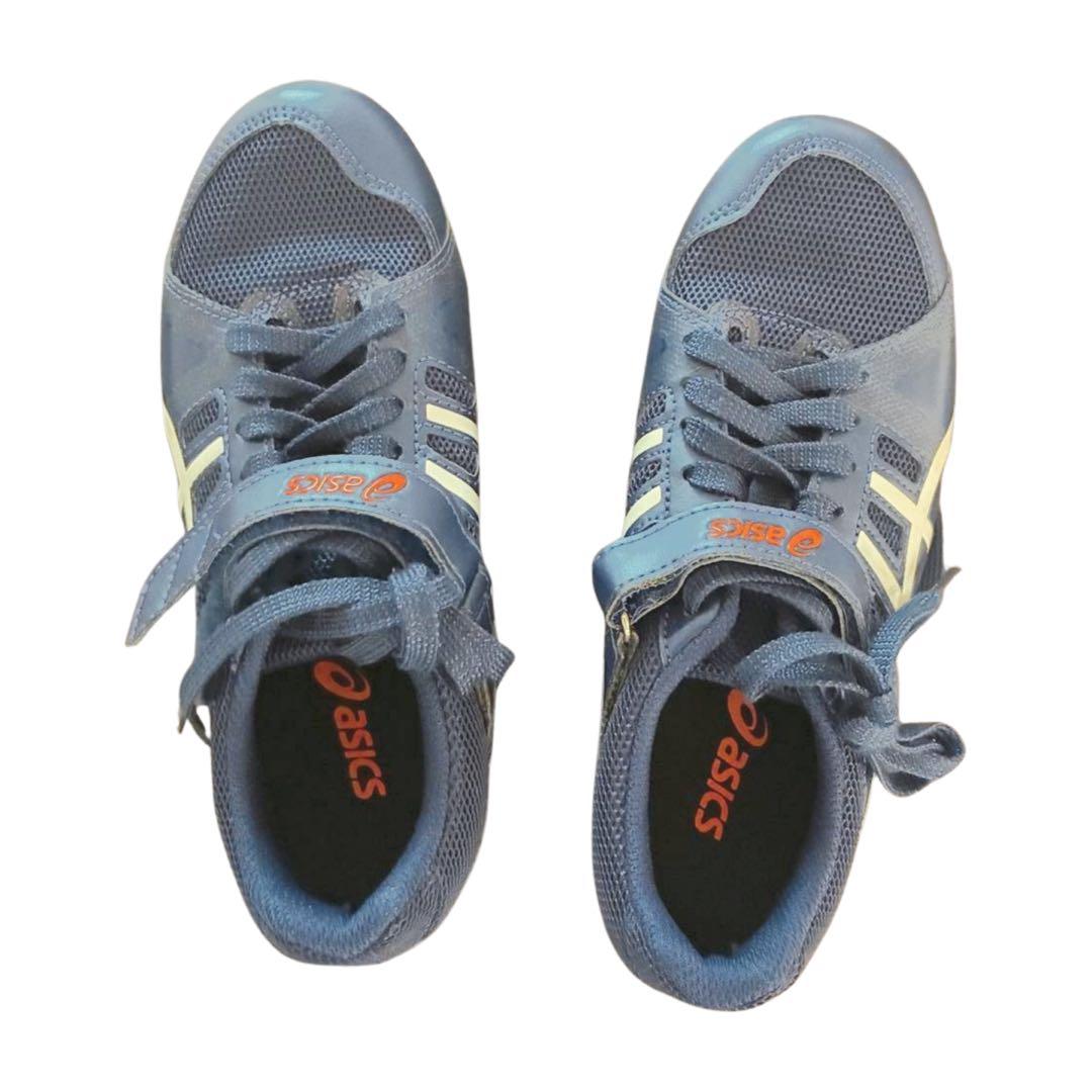 アシックス 短距離用　スパイク　23.5cm ネイビー　トラック用　土兼用