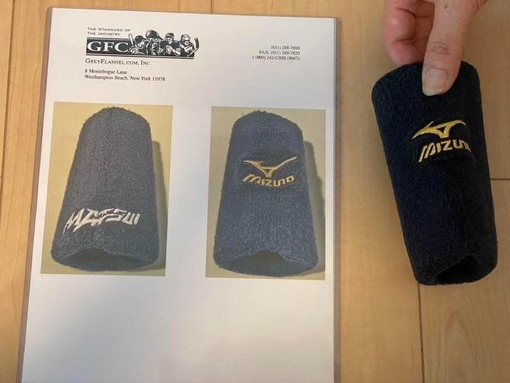 松井秀喜 実使用 リストバンド