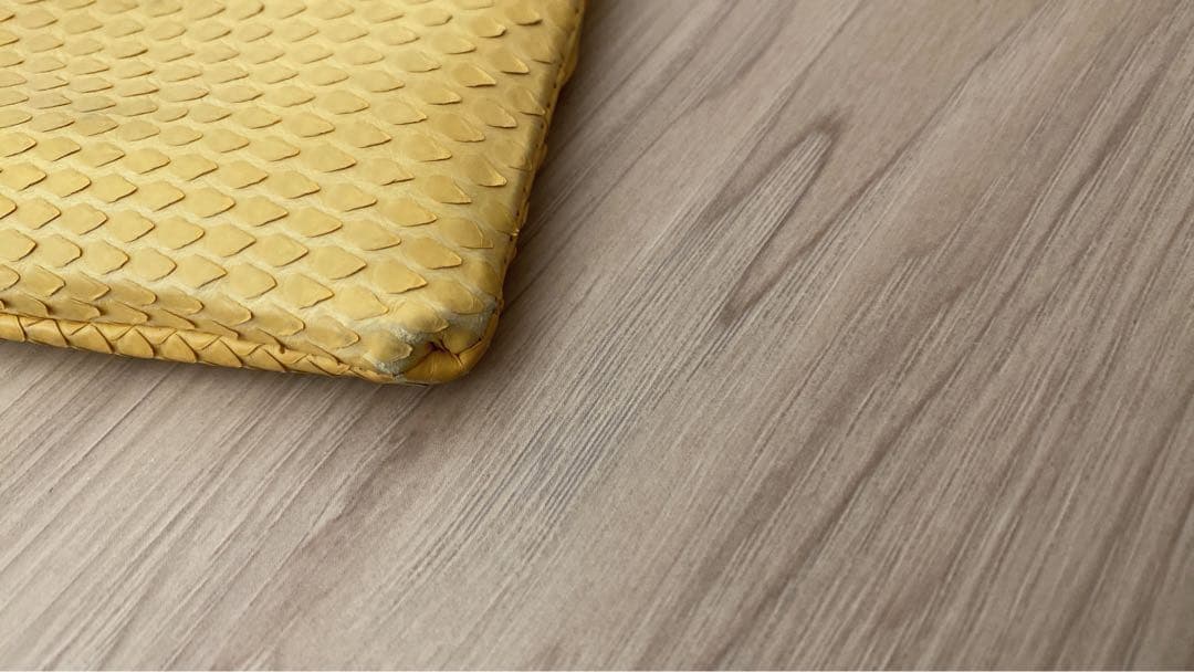 ⭐︎美品　ATAO limo パイソン イエロー ヘビ革 長財布 アタオ⭐︎