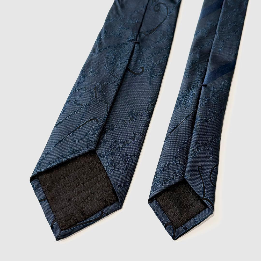 Berluti ベルルッティ カリグラフィ スクリット シルク ネクタイ