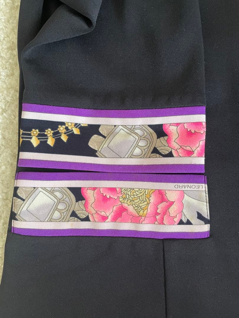 レオナール　ジャケット　ブラック　M