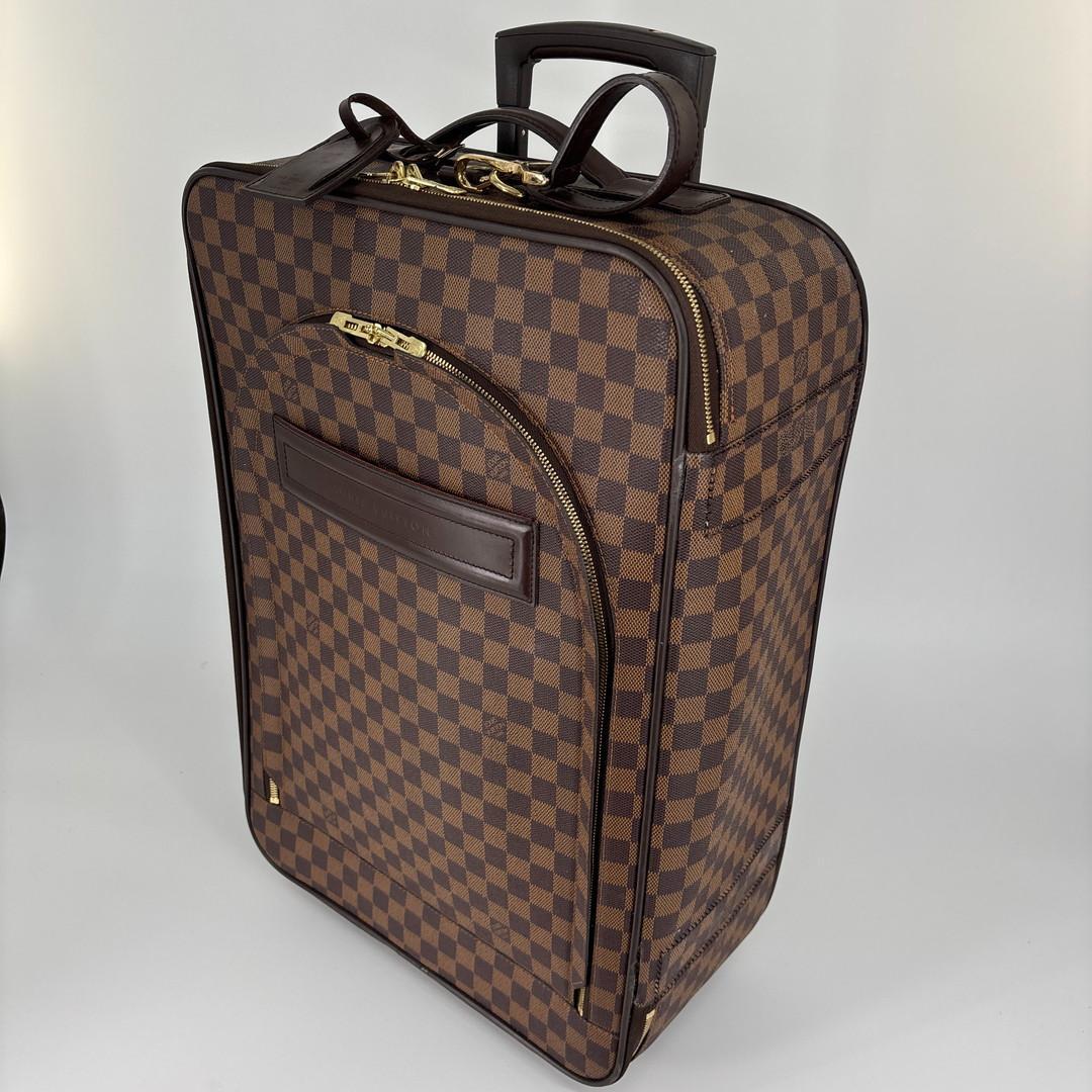 超極美品 ルイヴィトン■ダミエ ペガス 55 N23294 レザー スーツケース