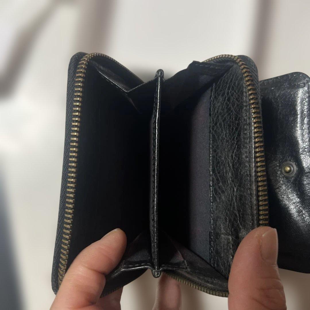BALENCIAGA レザー 二つ折り財布　バレンシアガ　wallet