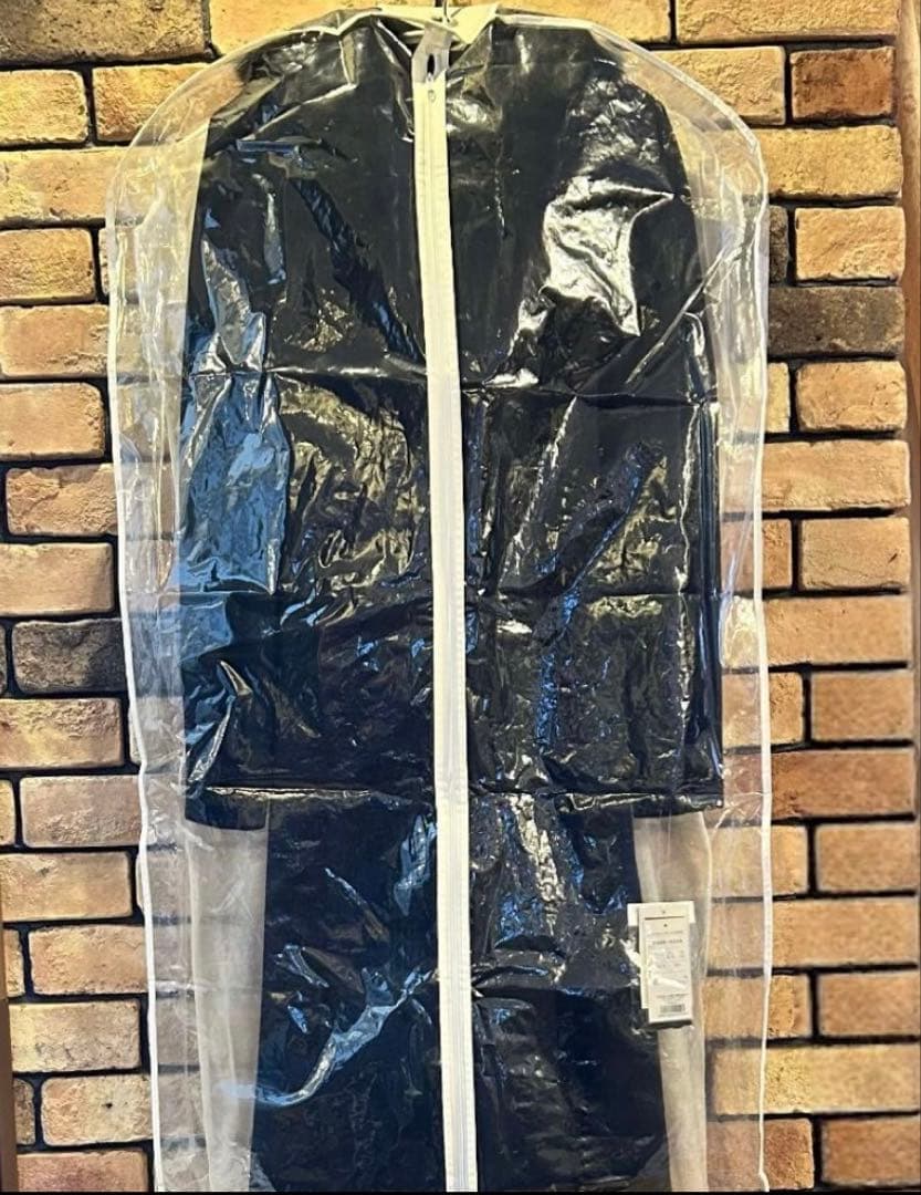 L'hiver ブラックロングコート 40M（カシミヤ100%）