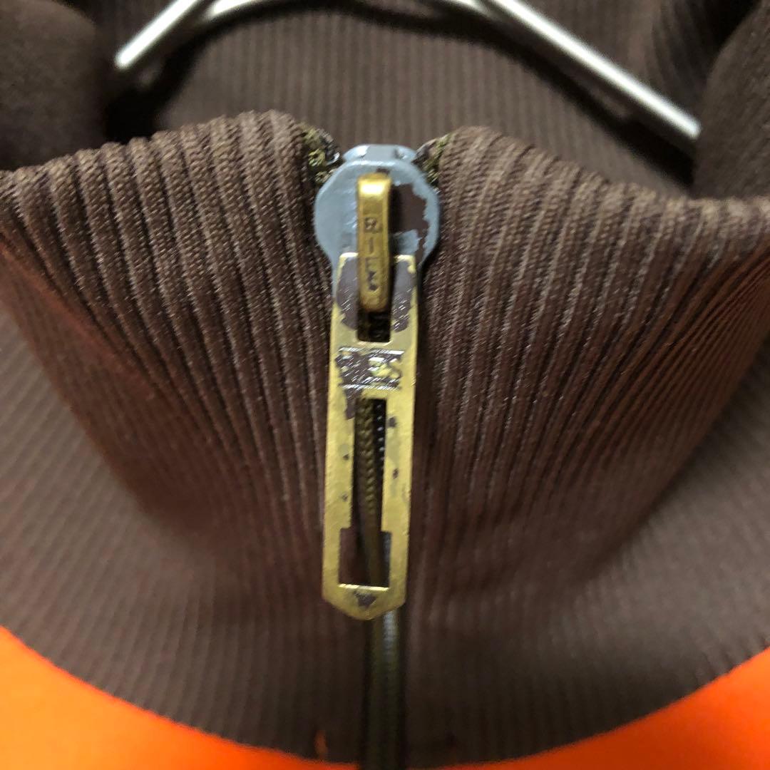 ドイツ製 80s Wagner ハイネック トラックジャケット オレンジブラウン