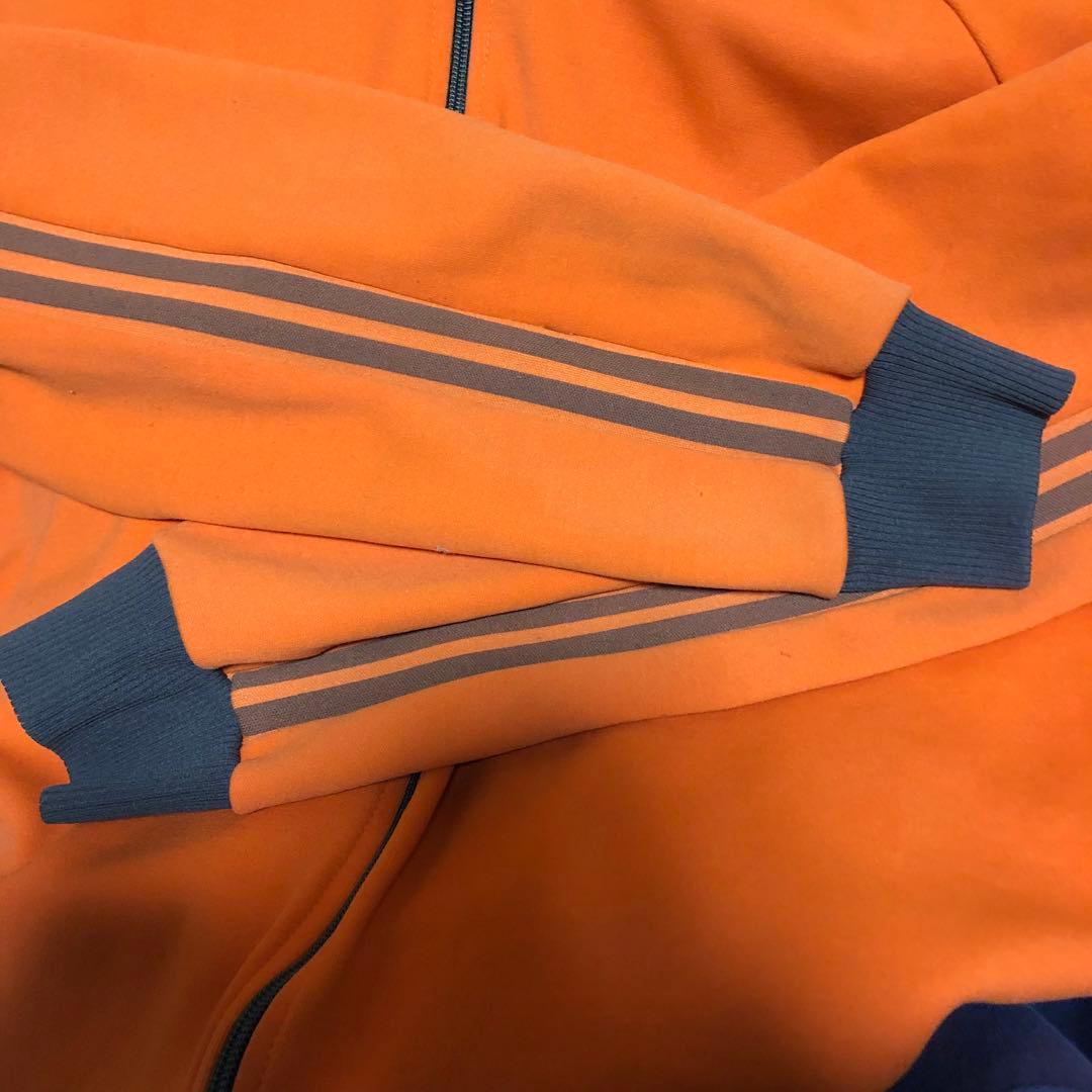 ドイツ製 80s Wagner ハイネック トラックジャケット オレンジブラウン