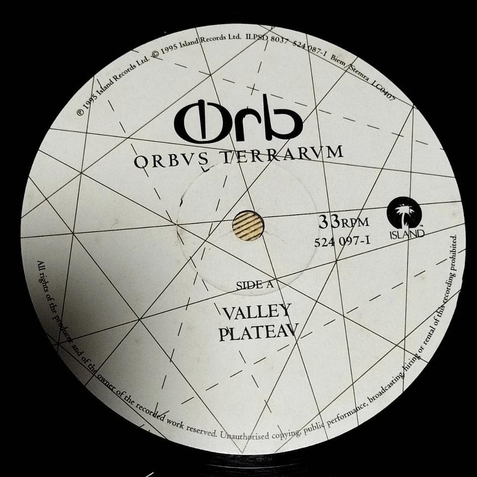 Orb - Orbus Terrarum 2LP レコード 1995年