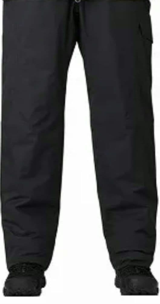 値下レインマックスDW-3224 ブラックアングラーズウィンタースーツXLパンツ