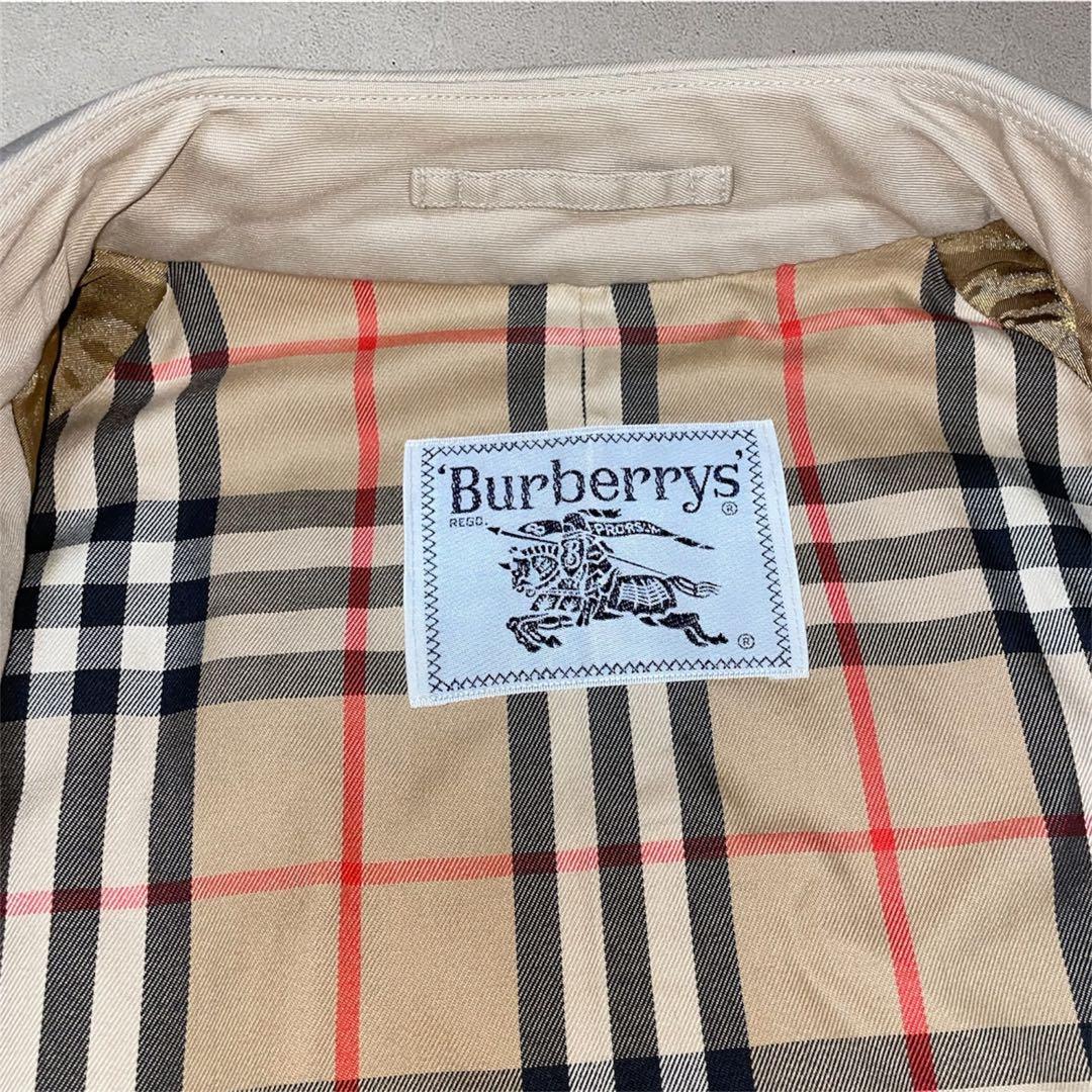 【バーバリー】トレンチコート スプリングコート ベージュ レディース Mサイズ