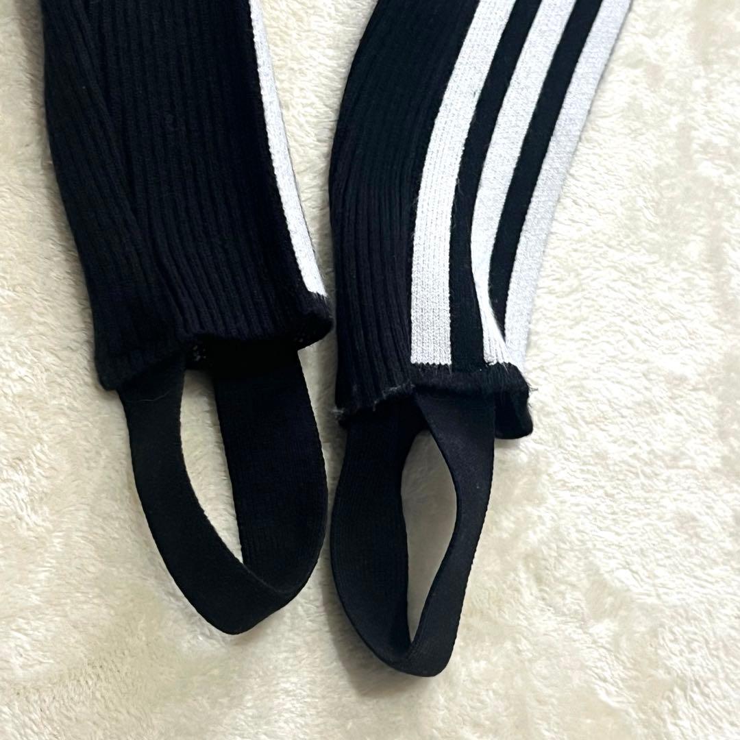 美品✨adidas ジャンプスーツ ニット オールインワン ブラック